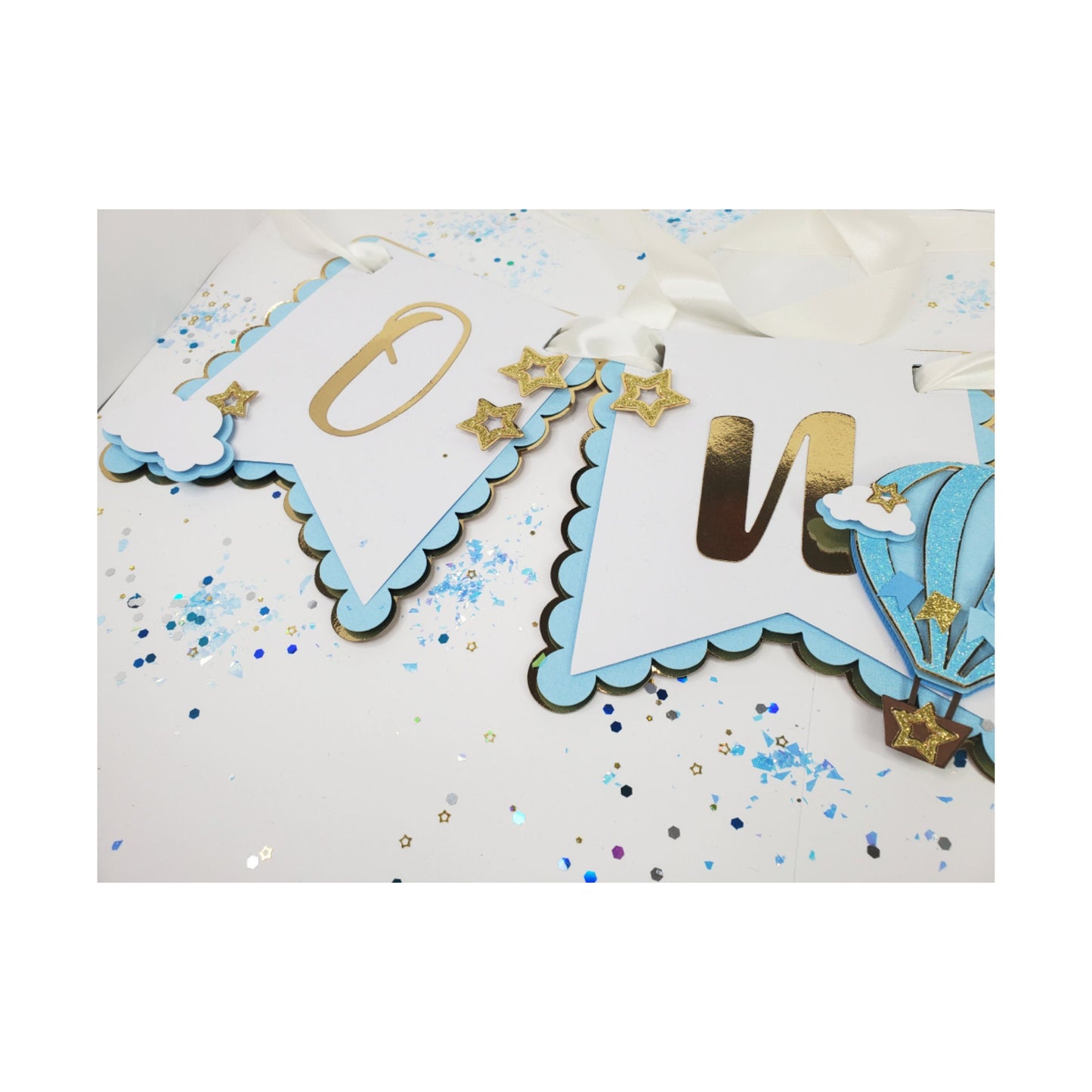 High Chair Hot Air Balloon Banner, Hot Air Balloon Banner, Hot Air Balloon Birthday Decorations, Banner Hot Air Balloon Party decorations