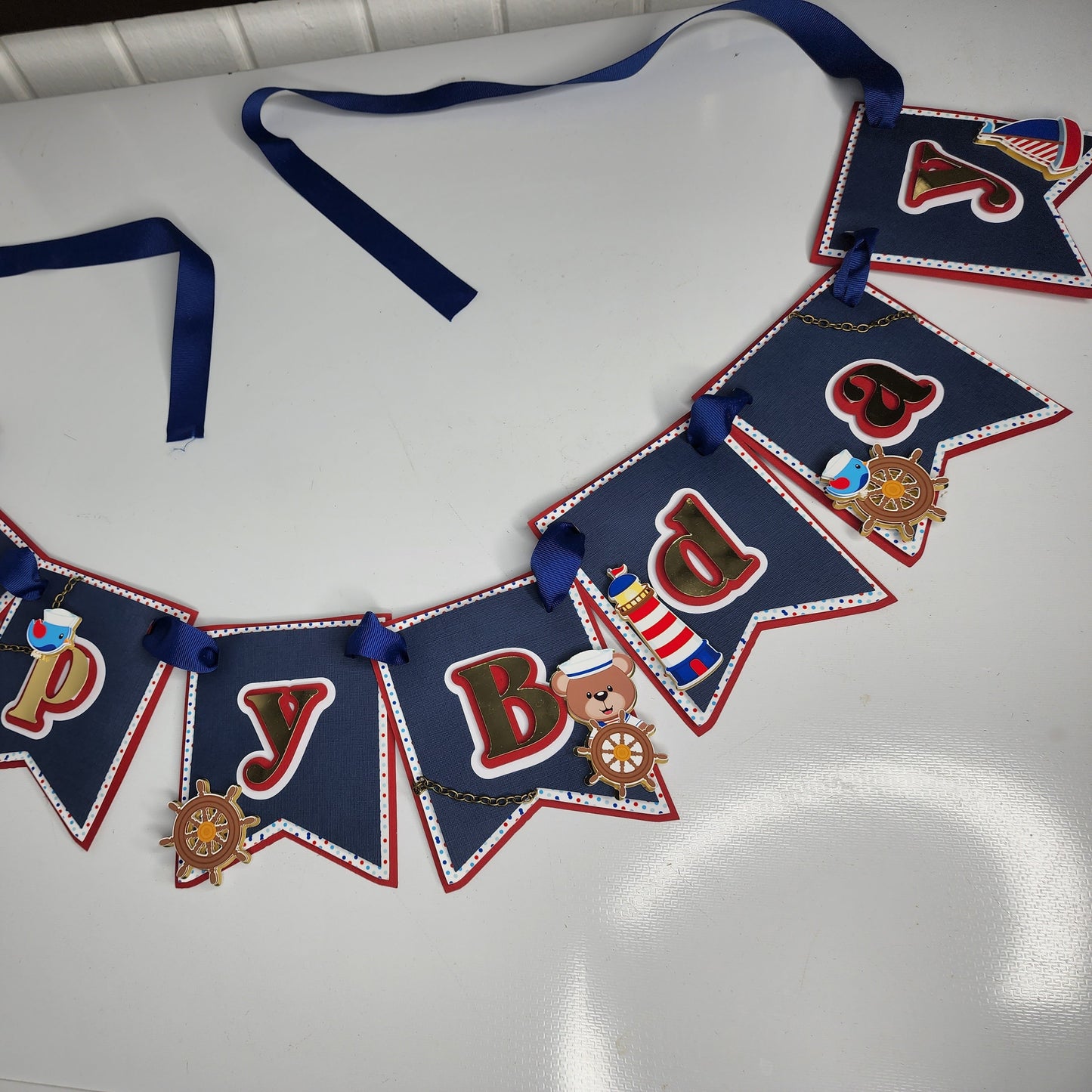 Nautica Banner, Nautica Marine Birthday Decorations, Nautical Party Decorations, Marine Birthday Supplies, Nautica Marine Birthday Theme