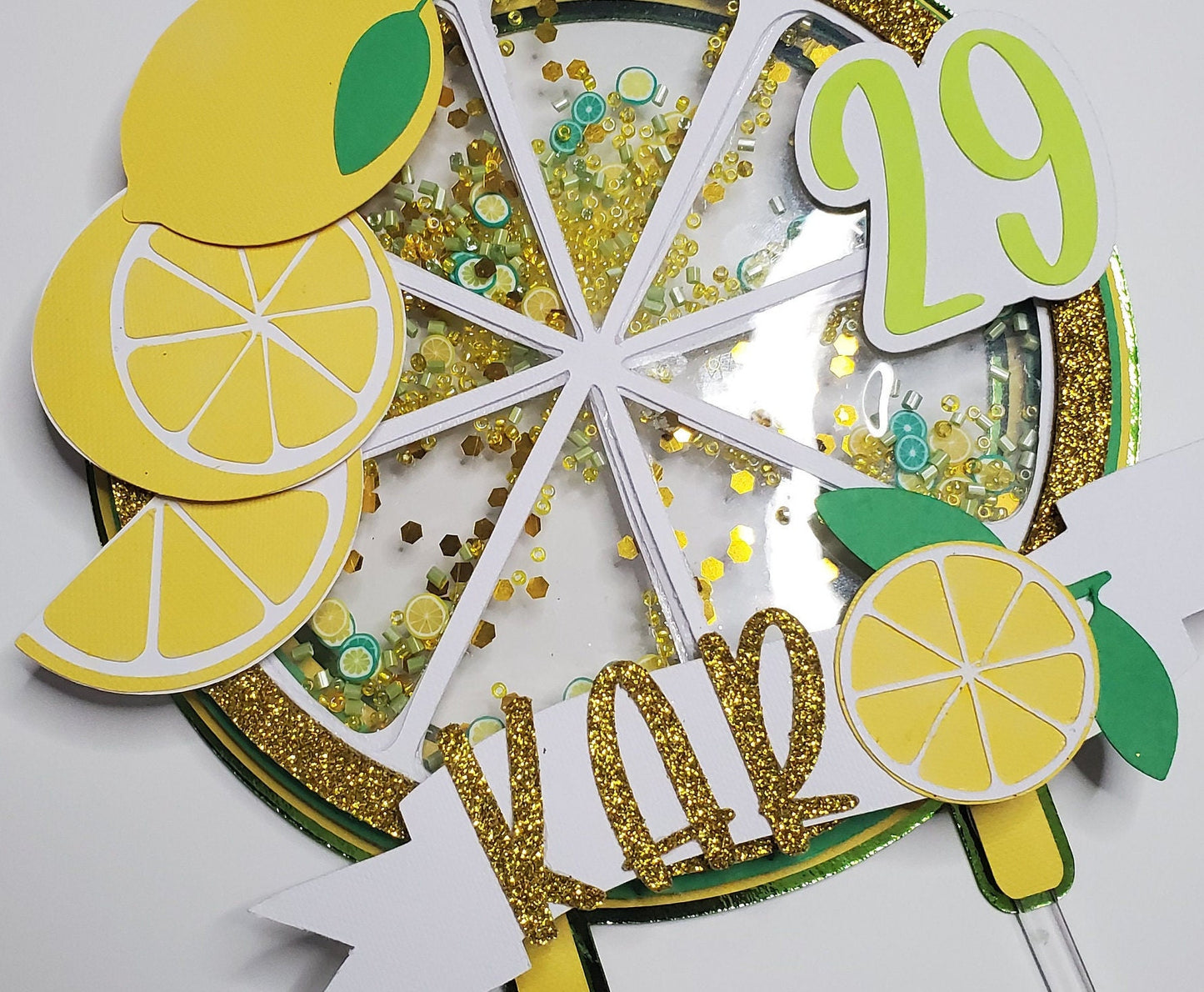 Lemon cake topper, Lemon Birthday Decoration, Lemon Birthday Party, Lemon centerpiece, lemon Party theme, Lemon Party Supplies, lemon favor