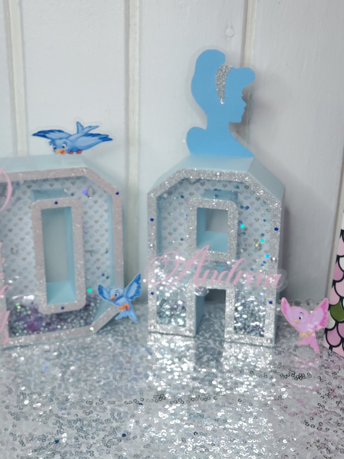 Cinderella 3D letters, Cinderella Party Decorations, Cinderella Birthday Party, Cinderella Birthday Decorations, Princess Cinderella theme