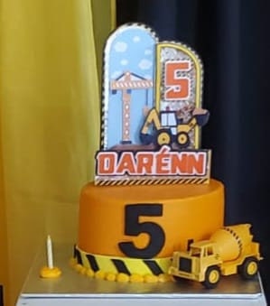 Construction Cake topper, construction Birthday Decoration, Excavator Birthday Party, Construction Party Decoration, Excavator Party Decor