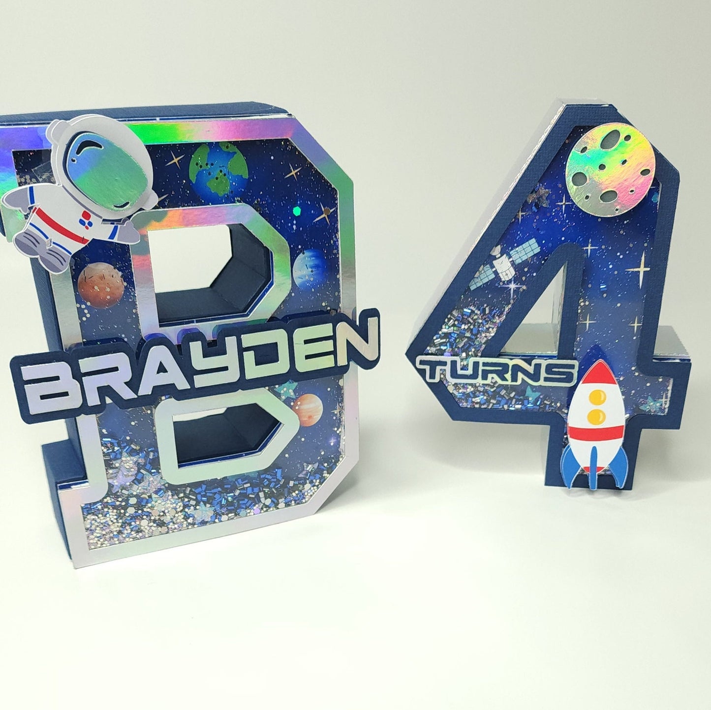 Outer Space 3D letters, Astronaut 3D letters, Outer Space Party Decorations, Astronaut Birthday Party, Outer Space Astronaut Party theme