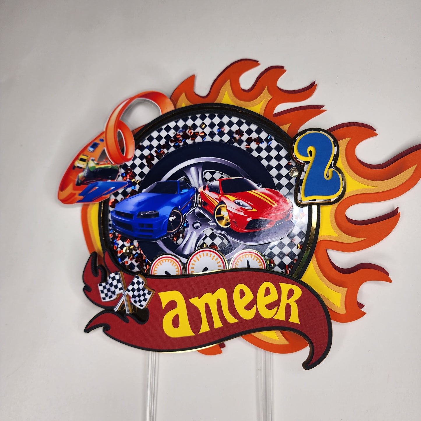 Race Car Cake topper, Race Car Party Decorations, Racing Car Birthday Party, Race Car cake topper, Race Car birthday theme, Race Car decor