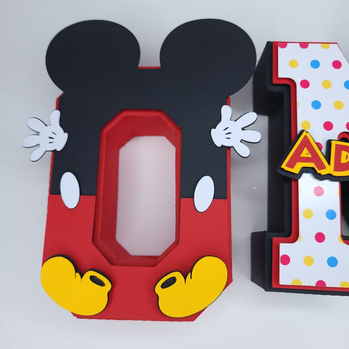 Mickey Mouse 3D letters, Mickey Mouse Party Decorations, Mickey Mouse Birthday Decorations, Mickey Mouse Party theme, Mickey Party theme