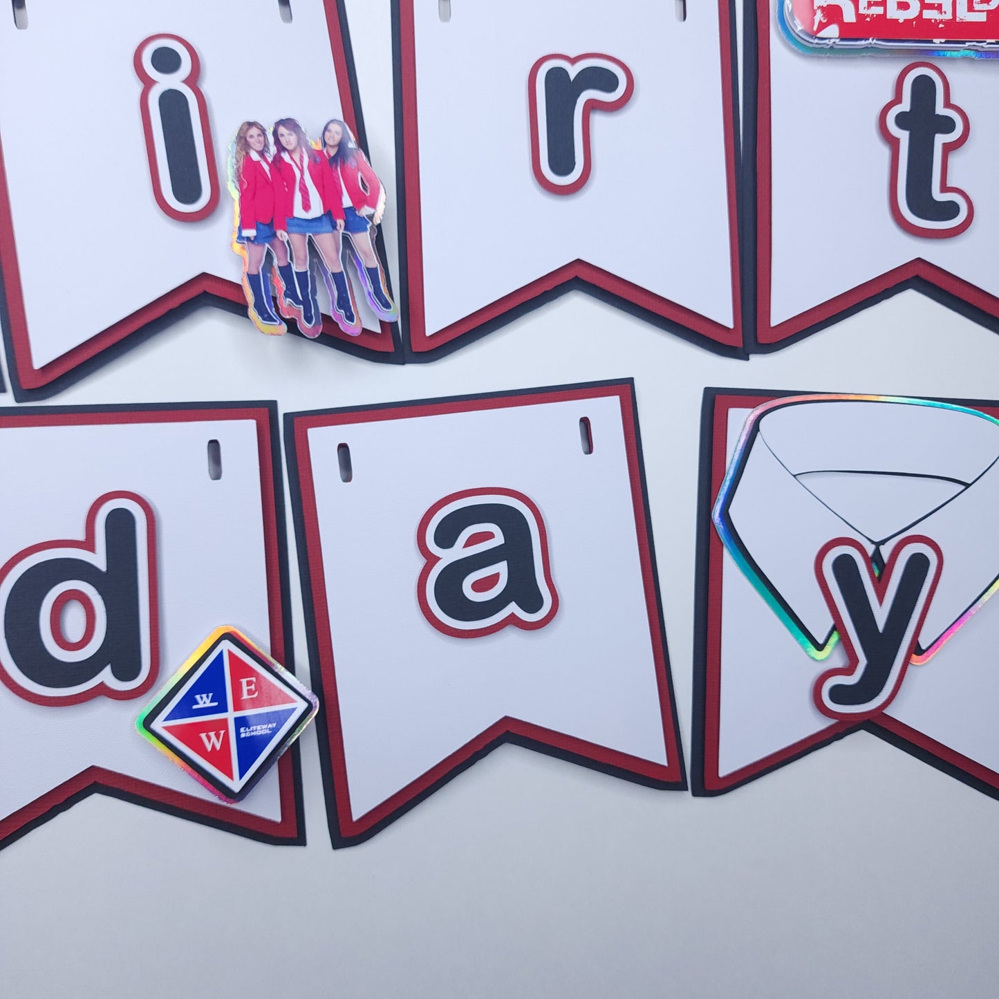 RBD Happy Birthday Banner, RBD Party Decorations, Rebelde Birthday Banner, RBD theme Party, Rebelde theme Party, Rbd Birthday Decorations