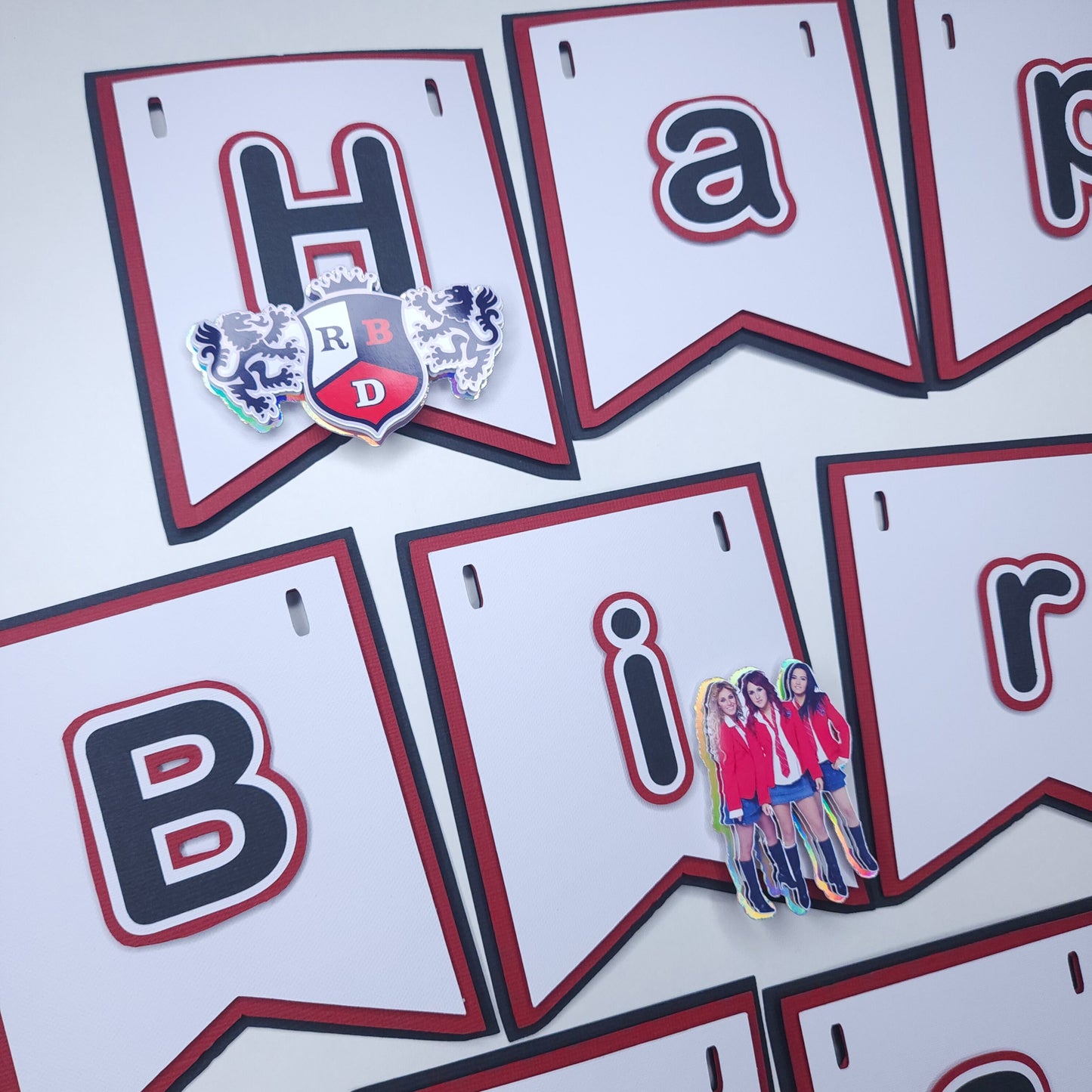 RBD Happy Birthday Banner, RBD Party Decorations, Rebelde Birthday Banner, RBD theme Party, Rebelde theme Party, Rbd Birthday Decorations