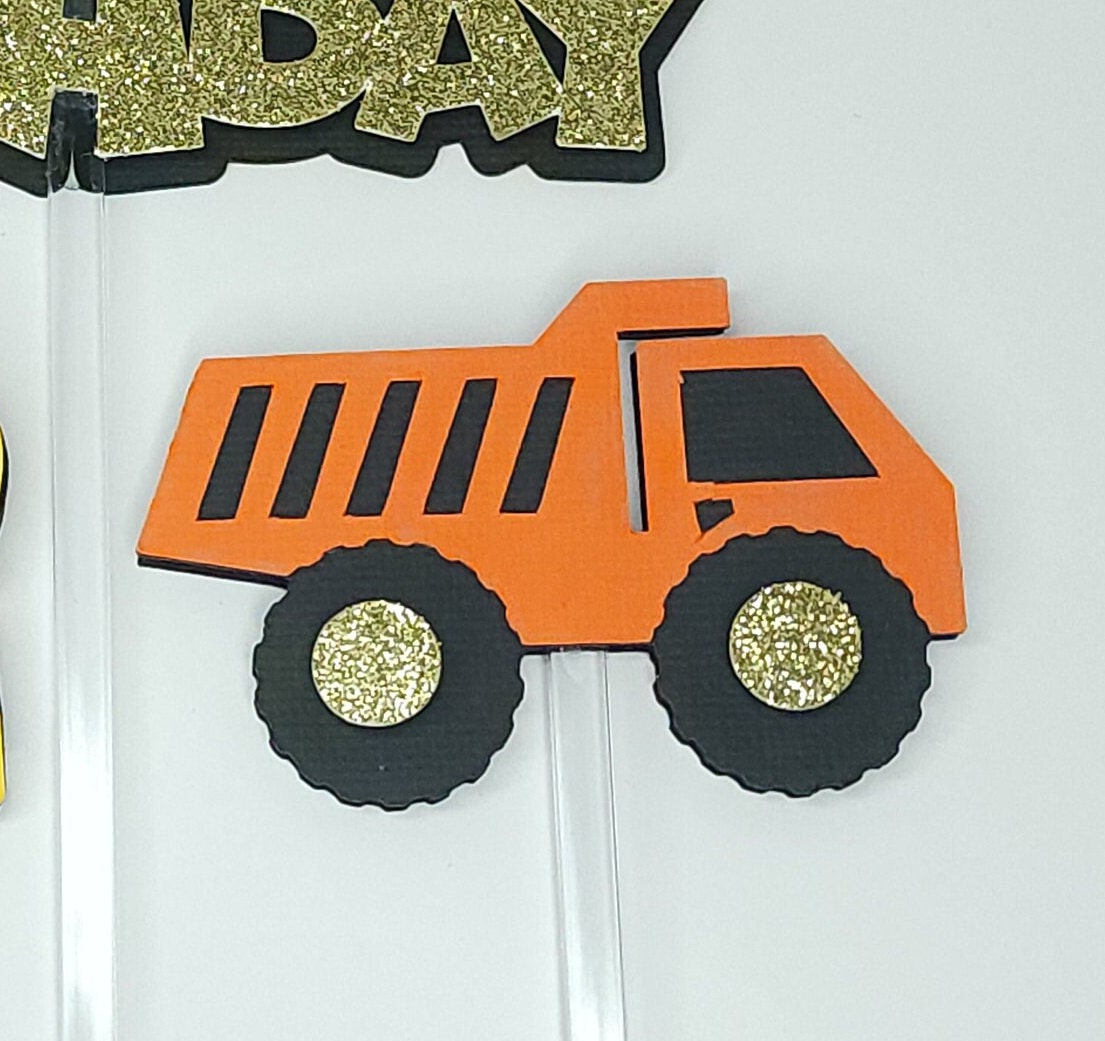 Construction Cake topper, Construction Trucks Party Decorations, Construction Birthday Crew, Trucks Birthday Party, Construction Party Theme