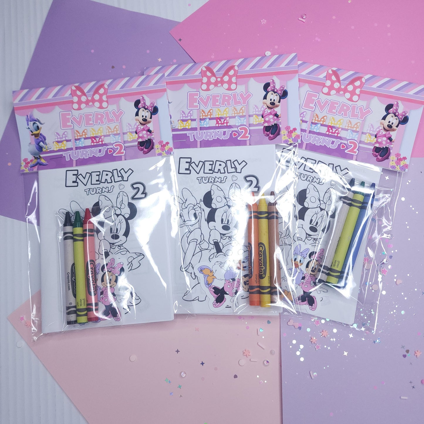 Minnie and Daisy Coloring Books, Minnie Mouse Party Decorations, Daisy Duck Birthday Party, Minnie and Daisy Birthday Party, Minnie Party