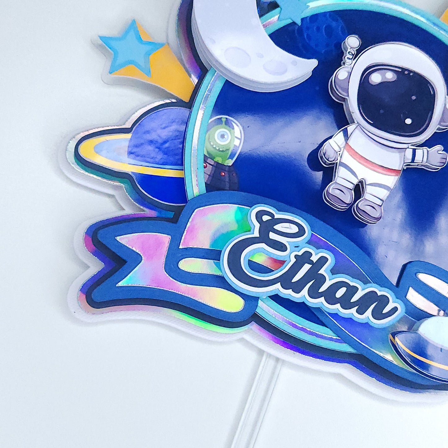 Outer Space Cake topper, Space Party Decorations, Outer Space Birthday Party, Space Decorations Theme, Astronaut 3D letters, Astronaut Party