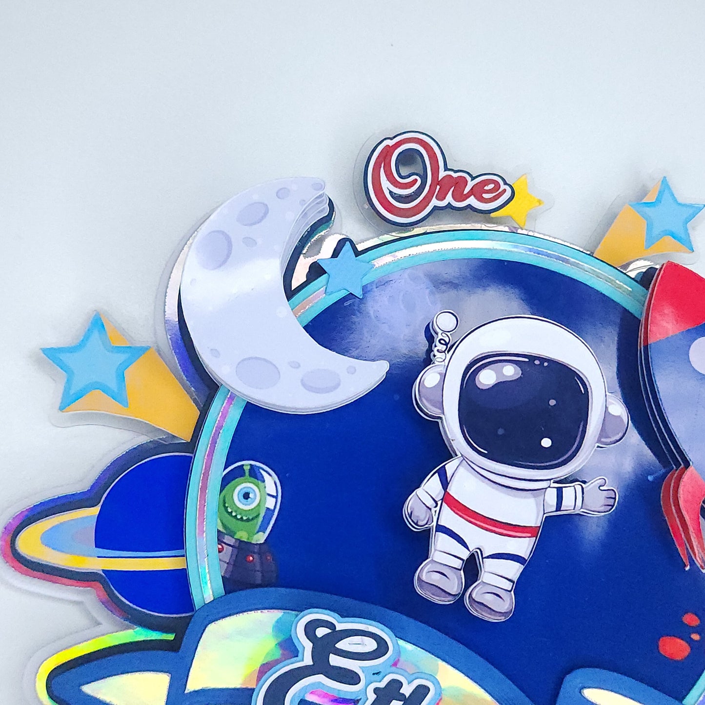 Outer Space Cake topper, Space Party Decorations, Outer Space Birthday Party, Space Decorations Theme, Astronaut 3D letters, Astronaut Party