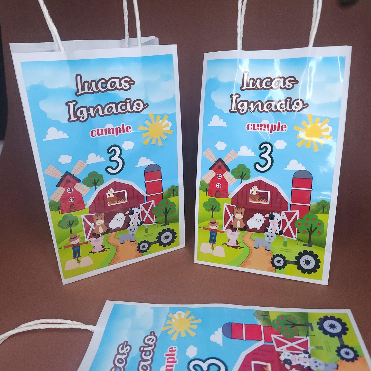 Farm Favor Bags, Farm Party Decorations, Farm Party Favor, Farm Birthday Party Decorations, Farm goodie bags, Farm Birthdat Party